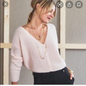 Sezane berry jumper